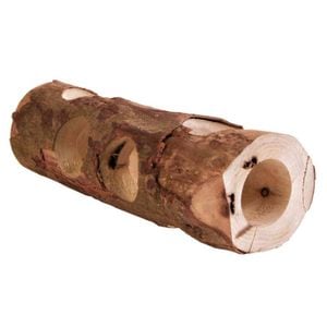 Jucarie pentru rozatoare Trixie, Tunel Tub, Lemn, 7-8 cmx30 cm, Maro, 6131