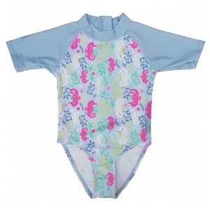 Costume de Baie / Inot pentru bebelusi si copii, Protectie Soare UPF50+, Sea Horse