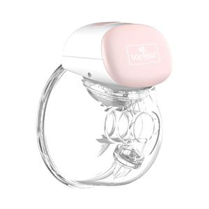 Pompa de san electrica Lorelli, portabila, hands free, cu modul masaj, Pink