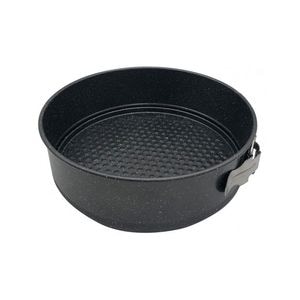 Forma rotunda pentru tort Kinghoff, Kh-1546, Inel detasabil, Metal, 26 cm, Negru