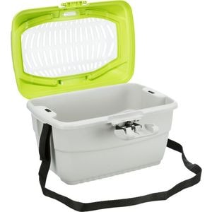 Cusca De Transport Pentru Rozatoare Trixie, Mini-Capri, 40x22x30 cm, Pana la 2 kg, Gri/Verde, 39802