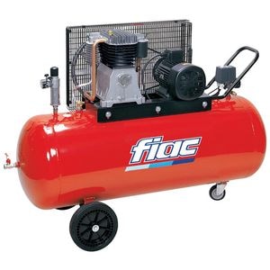 Compresor cu piston, profesional FIAC, tip AB300/598TC, alimentare 380V, rezervor 270l, debit 600l/min, 10 bar, ungere cu ulei