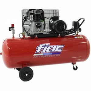 Compresor cu piston, profesional FIAC, tip AB200/415TC, alimentare 380V, rezervor 200l, debit 400l/min, 10 bar, ungere cu ulei