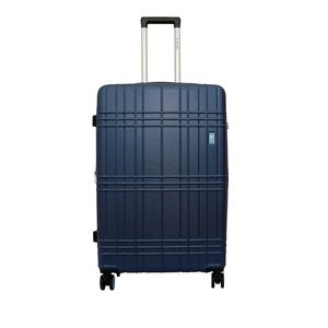 Troler mare DIELLE, ABS, ultralight, 75x49x30 +5 cm, roti duble 360, sistem inchidere TSA, + extensibil, albastru