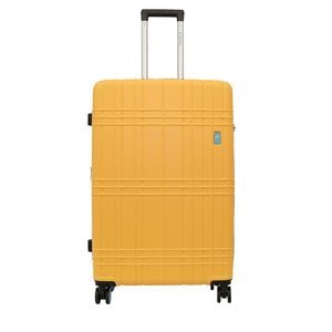Troler mare DIELLE, ABS, ultralight, 75x49x30 +5 cm, roti duble 360, sistem inchidere TSA, + extensibil, galben