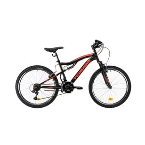 Bicicleta Copii DHS 2445, roata 24", Negru