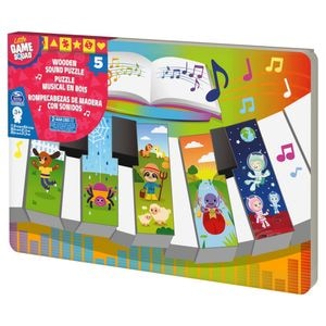 Puzzle din lemn Spin Master - Pian cu sunete