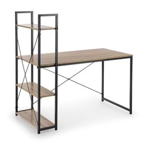 Birou HM Narvik DRIMUS, PAL, 120x64x120 cm, Stejar Sonoma/Negru