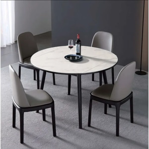 Masa Ceramica Extensibila CT106-A, 130 x 76 cm, culoare blat alb