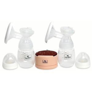 Pompa de san electrica dubla, Lorelli, Daily Comfort, LED touch screen, 3 moduri de functionare, Pink