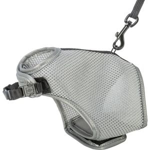 Set Ham Si Lesa Pentru Pisici Trixie, Soft, 24-42 cm/1.20 m, Gri, 41897