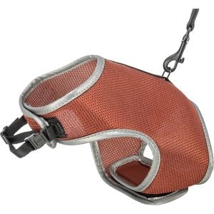 Set Ham Si Lesa Pentru Pisici, Trixie, Soft, 24-42 cm/1.20 m, Ruginiu, 41899