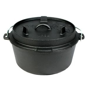 Ceaun fonta Valhal Outdoor VH8L, 8 L, fara picioare de fixare
