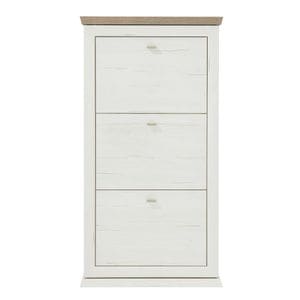 Pantofar Hom'In, 3 clape,  70x134.5x22x5 cm, Alb-Gri