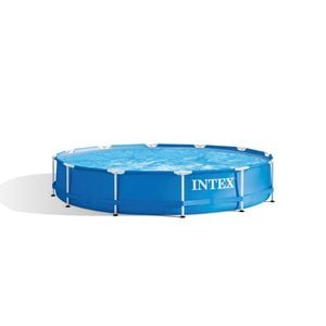 Piscina cu cadru metalic , supraterana, rotunda, cu pompa de filtrare, 366 x 76 cm