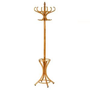 Cuier pom lemn curbat, 12 agatatori HM W30, DRIMUS, 49x188 cm, Fag