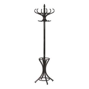 Cuier pom lemn curbat, 12 agatatori HM W30, DRIMUS, 49x188 cm, Wenge