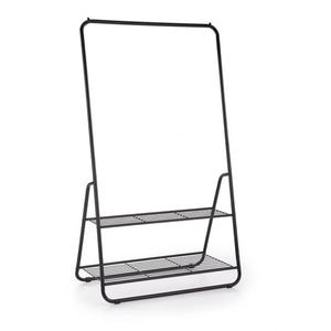Cuier cu pantofar DRIMUS HM WU29, 93x57x166 cm, Negru