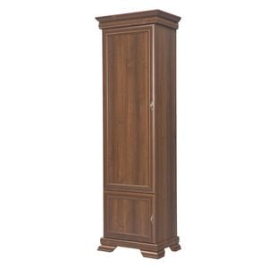 Corp biblioteca VMD1 DRIMUS, 4 polite, 2 usi, PAL, 58x40x193 cm, Maro