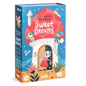 Puzzle reversibil Londji, Vise dulci, 18 piese , +3 ani, multicolor