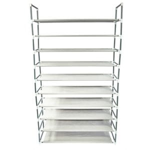Raft incaltaminte DRIMUS GN10R, 29 x 100 x 175 cm, metal, gri