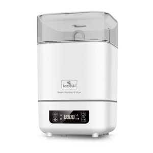 Sterilizator electric cu abur si uscator pentru biberoane Lorelli, 6 sticle, alb