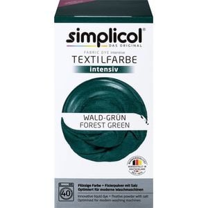Vopsea textile SIMPLICOL, culoarea verde padure, 600g