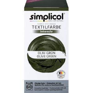 Vopsea textile SIMPLICOL, culoarea verde masliniu, 600g
