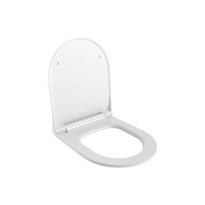 Capac WC Supreme Slim Duroplast, soft close, alb