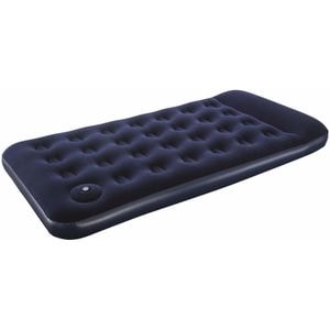 Saltea gonflabila cu tetiera Bestway, pompa de picior incorporata, 188 x 99 cm, albastru