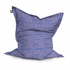 Fotoliu Updeco Puf Bean Bag tip Perna, impermeabil, indoor/outdoor, sac interior, 115 x 150 x 25 cm, striped pattern