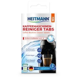 Tablete HEITMANN, pentru curatat aparate cafea, 10 buc