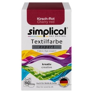 Vopsea textile, HEITMANN, Simplicol Expert, rosu cires, 150 gr