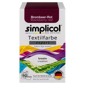 Vopsea textile, HEITMANN, Simplicol Expert, mure rosii, 150 gr