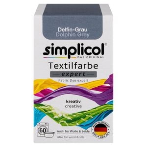 Vopsea textile, HEITMANN, Simplicol Expert, gri delfin, 150 gr