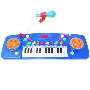 Orga electronica cu microfon SALAMANDRA KIDS, 3 ani+, albastru