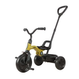 Tricicleta pliabila cu maner de ghidaj si pedale qPlay ANT Plus, Verde