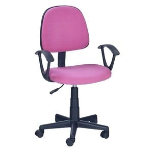 Scaun birou copii HM Darian, DRIMUS, Polipropilena, 53x56x95 cm, 5 ani +, Roz