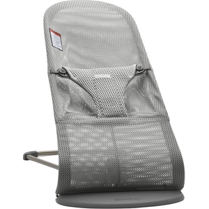 Balansoar BabyBjorn Bliss Mesh, 0 luni+, greutate suportata 13Kg, gri deschis