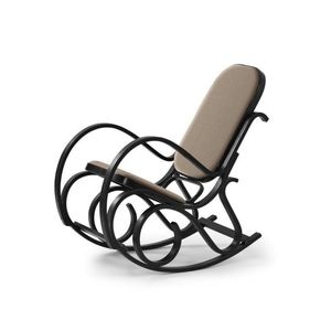 Fotoliu balansoar DRIMUS HM Max Bis Plus, lemn masiv, 52 x 90 x 95 cm, wenge