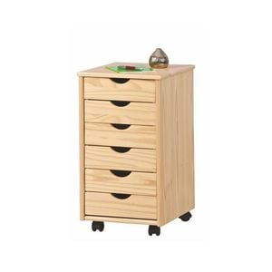 Dulapior cu sertare DRIMUS HM Nils, 40 x 36 x 65 cm, maro deschis