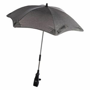 Umbrela carucior FreeON, Universala, Din material impermeabil, Cu filtru UPF 50+, Anti-UV, Grey