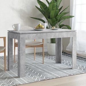 Masa de bucatarie vidaXL, gri beton, 120 x 60 x 76 cm