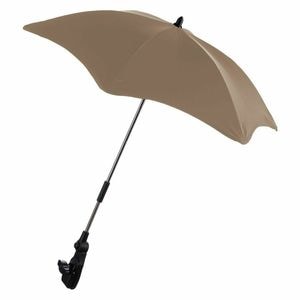 Umbrela carucior FreeON, Universala, Din material impermeabil, Cu filtru UPF 50+, Anti-UV, Brown