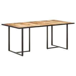 Masa de bucatarie vidaXL, lemn de mango nefinisat, 180x90x76 cm, maro