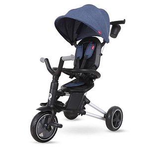 Tricicleta Qplay ultrapliabila Nova, albastru inchis