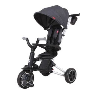 Tricicleta  Qplay ultrapliabila Nova, Negru