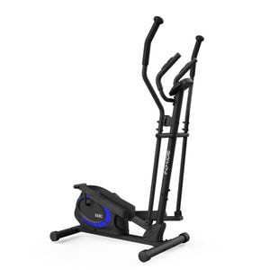 Bicicleta fitness eliptica BODYTONE XE01, greutate suportata 110 Kg, suport telefon/tableta, roti transport, negru mat