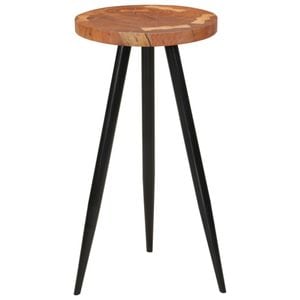 Masa de bar din busteni vidaXL, lemn masiv de acacia, 53 x 105 cm, maro