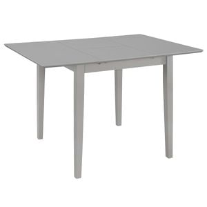 Masa de bucatarie extensibila vidaXL, (80-120)x80x74 cm, gri